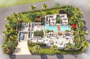 3D Plan of luxury villa